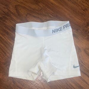 White Nike Pros
